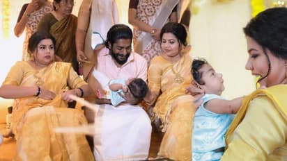 മകന്റെ പേരിടൽ ചടങ്ങ് ഗംഭീരമാക്കി, വീഡിയോയുമായി നടി സ്നേഹയും ശ്രീകുമാറും