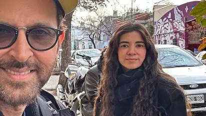 Hrithik Roshan's adorable picture with his 'winter girl' Saba Azad is unmissable