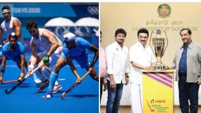 ஆசிய கோப்பை ஹாக்கி போட்டி நாளை தொடக்கம்..! கோப்பையை முதலமைச்சர் ஸ்டாலினிடம் வழங்கிய சர்வதேச ஹாக்கி நிர்வாகிகள்