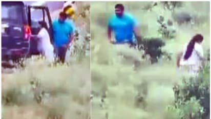 അതിവേഗ പാതയിൽ സ്കോര്പിയോ നിർത്തി, ചെടികൾ മുറിച്ചെടുത്ത് വണ്ടിയിലാക്കി; എല്ലാം കണ്ടുകൊണ്ട് മുകളിലൊരാൾ!