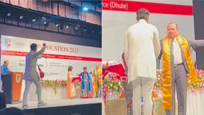 WATCH: Mumbai student's graduation ceremony dance takes an unexpected turn; leaves internet divided