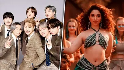 Did BTS members groove to Tamannaah Bhatia's popular song 'Kaavaalaa'? Watch THIS