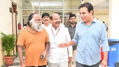 అసెంబ్లీ ఆవరణలో జగ్గారెడ్డితో కేటీఆర్ ఆసక్తికర సంభాషణ.. ప్రత్యేకంగా భేటీ..!!