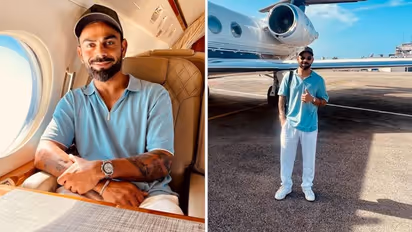 ಕೆರಿಬಿಯನ್ ನಾಡಿಂದ ಚಾರ್ಟರ್ ಫ್ಲೈಟ್ನಲ್ಲಿ ಭಾರತಕ್ಕೆ ಬಂದಿಳಿದ ಕೊಹ್ಲಿ..! ಅದನ್ನೂ ಟ್ರೋಲ್ ಮಾಡಿದ ಫ್ಯಾನ್ಸ್..!