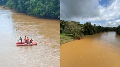 കനത്ത മഴയിൽ അഗ്നിരക്ഷാ സേന 45കാരനായി നദിയിൽ തെരഞ്ഞത് മണിക്കൂറുകൾ, പുല്ലിൽ ഒളിച്ചിരുന്ന് യുവാവ്