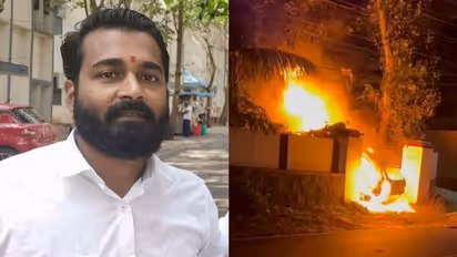 வீட்டு வாசலில் நிறுத்தும்போது வெடித்துச் சிதறிய கார்... காருக்குள் இருந்த இளைஞர் பரிதாப பலி