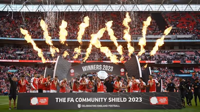 WATCH: Arteta 'relieved' after Arsenal beats Man City on penalties to clinch Community Shield title