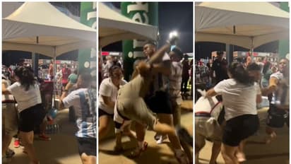 ഇന്റര് മയാമിയുടെ ജയത്തിന് പിന്നാലെ മെസി-ഡല്ലാസ് ആരാധകര് നേര്ക്കുനേര്! അടിയോടടി, മലര്ത്തിയടിച്ചു- വീഡിയോ