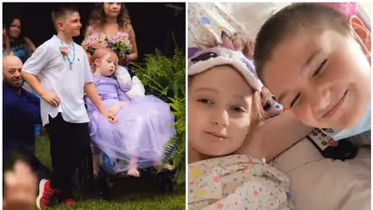 ಕ್ಯಾನ್ಸರ್‌ ಪೀಡಿತ 10 ವರ್ಷದ ಬಾಲಕಿಗೆ ಕೊನೆಯ ಆಸೆಯಂತೆ ಬಾಯ್‌ಫ್ರೆಂಡ್‌ ಜೊತೆ ಅದ್ದೂರಿ ಮದುವೆ!