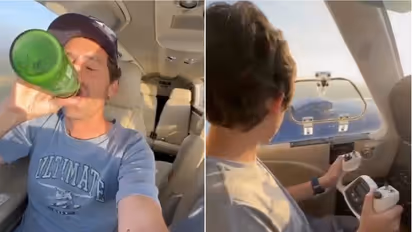 WATCH: Brazilian man drinks beer as he allows 11-year-old son to fly before crash; shocking video goes viral