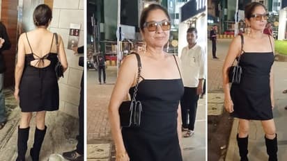 Neena Gupta gets trolled for wearing short backless dress at 64; one Netizen said, "Budhi Ghori Laal Lagam"