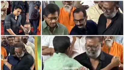 സിദ്ദിഖിന്റെ ശരീരത്തിനരികില് വികാരാധീനനായി ലാല്; ആശ്വസിപ്പിച്ച് ഫാസിലും, ഫഹദും