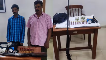 2 പേര്‍ വേട്ടക്കിറങ്ങിയെന്ന് രഹസ്യവിവരം; കാവലിരുന്ന് കൈയ്യോടെ പൊക്കി വനംവകുപ്പ്