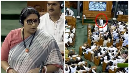 స్త్రీ ద్వేషి.. రాహుల్ గాంధీ ఫ్లైయింగ్ కిస్ ఇచ్చారంటూ స్మృతి ఇరానీ ఆగ్రహం.. స్పీకర్కు మహిళా ఎంపీల ఫిర్యాదు..