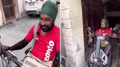 കാറപകടത്തെ തുടർന്ന് 12 വർഷം കിടക്കയിൽ, ഇന്ന് വീൽ‌ചെയര്‍ സഹായത്തോടെ സൊമാറ്റോ ഡെലിവറി