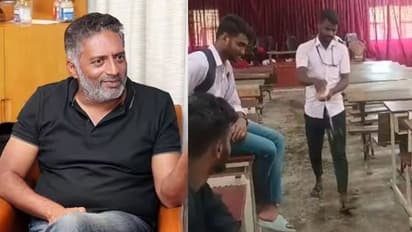 ప్రకాశ్ రాజ్ వచ్చి, వెళ్లాడని.. కాలేజీని గోమూత్రంతో శుద్ధి చేసిన విద్యార్థులు.. వీడియోలు వైరల్