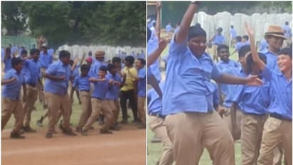 'ഒന്നും നോക്കണ്ട, കളിച്ചോ...'; കാവാലയ്യ പാട്ടിന് നൃത്തം ചെയ്യുന്ന വിദ്യാര്‍ത്ഥികളുടെ വീഡിയോ...