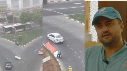 തിരക്കുള്ള റോഡില് പ്രവാസി ഡെലിവറി ബോയിയുടെ പ്രവൃത്തി വൈറല്; പ്രശംസിച്ച് യുഎഇ അധികൃതര്