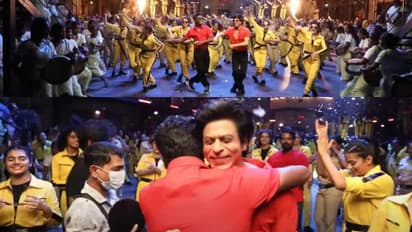 விஜய்யை தொடர்ந்து ஷாருக்கான் உடன் ஆட்டம் போட்ட அட்லீ... வைரலாகும் ஜவான் பாடலின் மெர்சலான மேக்கிங் வீடியோ