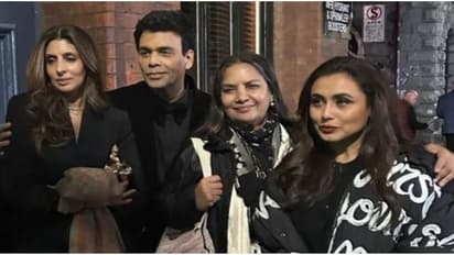 IFFM: Shabana Azmi joins Karan Johar, Rani Mukerji, Shweta Bachchan have gala time 