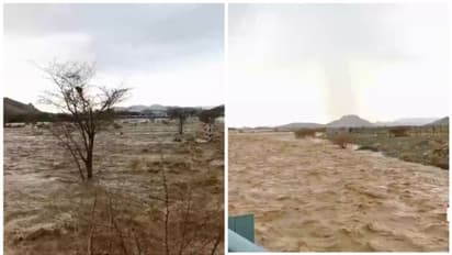 ഒമാനിൽ കനത്ത മഴ; വെള്ളപ്പാച്ചിലിൽ ഒരാൾ മരിച്ചു, രണ്ട് പേരെ കാണാതായി, തെരച്ചിൽ തുടരുന്നു