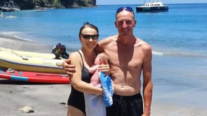 ബീച്ചിൽ വച്ച് കുഞ്ഞിന് ജന്മം നൽകാനായി 6000 കിലോമീറ്റർ സഞ്ചരിച്ചു, തിരികെ പോകാനാകാതെ കുടുങ്ങി കുടുംബം