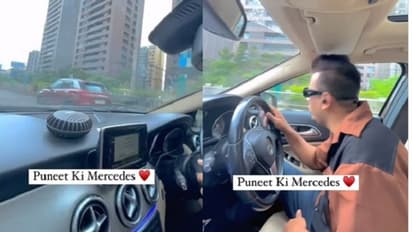 ಮರ್ಸಿಡೀಸ್ ಬೆಂಜ್ ಕಾರಿನಲ್ಲಿ ಪುನೀತ್ ಸೂಪರ್‌ಸ್ಟಾರ್ ಮಾಡಿದ ರೀಲ್ಸ್ ವೈರಲ್!