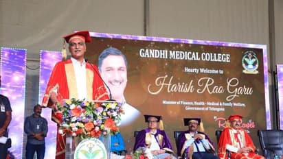 వైద్య విద్యలో మహిళల సంఖ్య పెరగడం మంచి మార్పునకు నిదర్శనం: హరీశ్ రావు