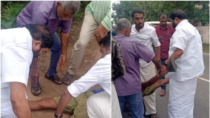 വാഹനാപകടത്തില് പരുക്കേറ്റ് രണ്ടുപേര് റോഡില്; ഇടപെടാതെ നാട്ടുകാര്; ആശുപത്രിയിലെത്തിച്ച് ജെയ്ക്കും വാസവനും