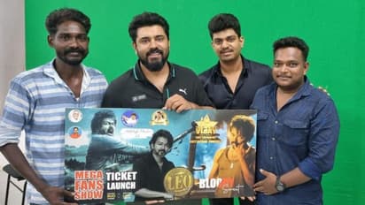 കേരളത്തില് വിജയ്യുടെ 'ലിയോ'യുടെ ആവേശത്തിന് തുടക്കമിട്ട് നിവിൻ പോളി