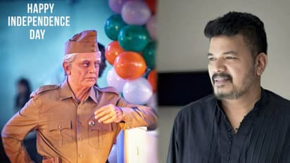 സ്വാതന്ത്ര്യ ദിനത്തില്‍ 'സേനാപതി' വീണ്ടും: ഇന്ത്യന്‍ 2 പോസ്റ്റര്‍ പുറത്തുവിട്ട് ഷങ്കര്‍