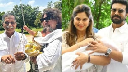 క్లీంకార ఫస్ట్ ఫోటో శేర్ చేసిన ఉపాసన, జెండా వందనం చేసిన రామ్ చరణ్ కూతురు..