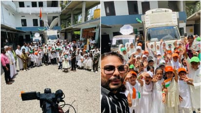 ഏഷ്യാനെറ്റ് ന്യൂസ് ഡിഎസ്എൻജി വാനിന്റെ മാതൃകയുണ്ടാക്കി കുട്ടികളുടെ റിപ്പോർട്ടിങ്, പിറ്റേദിവസം മുറ്റത്ത് ഒറിജിനൽ