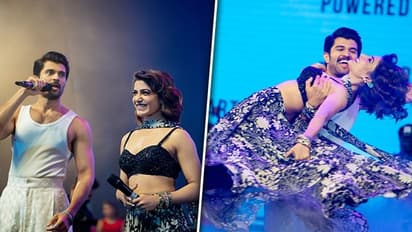 Photos: Vijay Deverakonda and Samantha Ruth Prabhu at 'Kushi's grand musical concert event on Independence Day