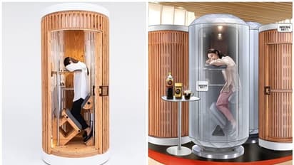 'ನಿಂತ್ಕೊಂಡೇ ನಿದ್ರೆ ಮಾಡಿ..' ಜಪಾನ್ ಕಂಪನಿಯ ಹೊಸ ಪ್ರಯೋಗ ನೋಡಿದ್ರಾ?