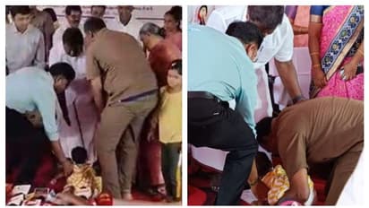 ആറുമാസം പ്രായമുള്ള മകളുമായി വന്ന് മന്ത്രിയുടെ കാലിൽ വീണു; ഡ്രൈവർക്ക് ജന്മനാട്ടിലേക്ക് സ്ഥലംമാറ്റം