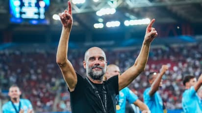 Pep Guardiola takes a dig at Premier League after Manchester City bags UEFA Super Cup title (WATCH)
