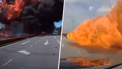 Private plane crashes into street in Malaysia: Dashcam footage showing final moments goes viral - WATCH