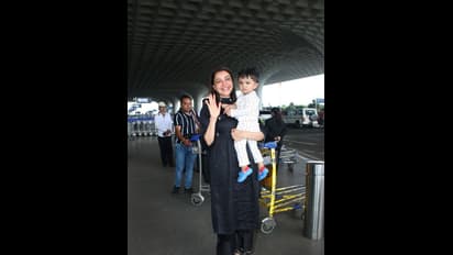 ಪುತ್ರನ ಜೊತೆ ಏರ್‌ಪೋರ್ಟ್‌ಗೆ ಆಗಮಿಸಿದ ನಟಿ ಕಾಜಲ್; ಈ ಸಲ್ವಾರ್ ಬೆಲೆ ಇಷ್ಟೇನಾ