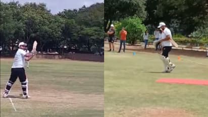 റിഷഭ് പന്ത് റിട്ടേണ്സ്! കൂസലില്ലാതെ കൂള് സിക്സർ- വീഡിയോ വൈറല്