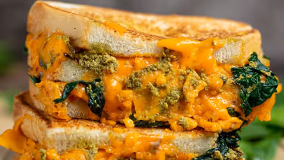 Craving delicious, healthy Corn spinach sandwich? Check out this detailed recipe