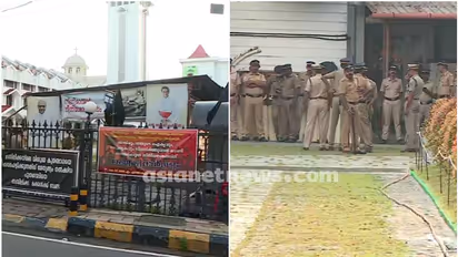 സംഘർഷത്തെ തുടർന്ന് അടച്ചിട്ട പള്ളി, പൊലീസ് കാവലിൽ എറണാകുളം സെന്റ് മേരിസ് ബസലിക്കയിൽ വികാരി ചുമതലയേറ്റു