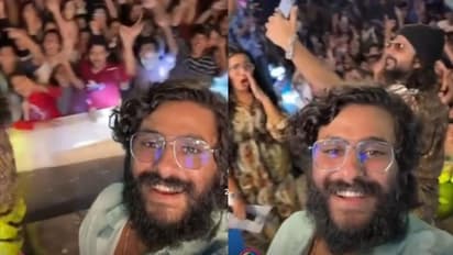 തൃക്കാക്കര ഭാരത് മാതാ കോളെജില്‍ 'ആര്‍ഡിഎക്സ്' ടീം; ക്യാമ്പസിനെ ഇളക്കിമറിച്ച് പെപ്പെ, ഷെയ്ന്‍, നീരജ്