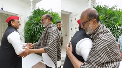 रजनीकांत मिले अखिलेश यादव से , कहा हम 9 साल से दोस्त हैं 