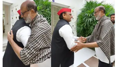 Rajinikanth meets Samajwadi Party Chief Akhilesh Yadav; Jailer star also visits Ayodhya (Video + Photos)