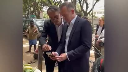 German minister 'fascinated' by India's UPI system after buying veggies from street vendor - WATCH