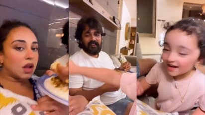 ഗർഭകാലത്തെ ഡയറ്റ്, പേളിയെ ഭക്ഷണം കഴിപ്പിച്ച് ശ്രീനിഷും നിലയും: വീഡിയോ