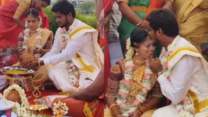 காதல் வாழ்க்கைக்கு குட் பை சொல்லியாச்சு.. காதலரை கரம்பிடித்தார் நடிகை சங்கீதா - பிரபலங்கள் வாழ்த்து!