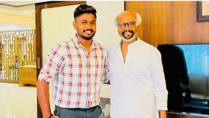 ഒരു തലൈവര് ഫാനിന് ഇതില്ക്കൂടുതല് എന്തുവേണം; ജയിലര് പ്രത്യേക അതിഥിയായി കണ്ട് സഞ്ജു സാംസണ്- വീഡിയോ