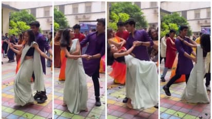 വിദ്യാര്‍ത്ഥികള്‍  'മലംഗ് സജ്‍ന'യ്ക്ക് ചുവട് വച്ചു; റീല്‍സ് ഇതിനകം കണ്ടത് 85 ലക്ഷം പേര്‍ ! 